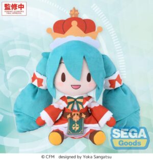 Hatsune Miku fuwa petit Plüss Figura Hatsune Miku Christmas 2026 32 cm