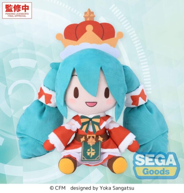 Hatsune Miku fuwa petit Plüss Figura Hatsune Miku Christmas 2026 32 cm