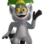 Madagascar Vinyl Figura King Julien 12 cm