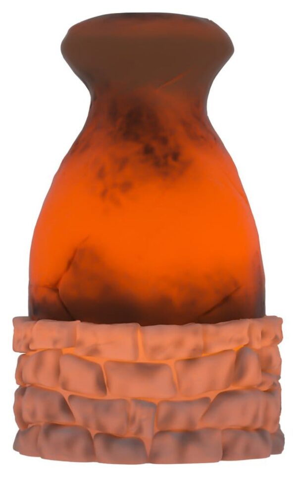 Rust Nightlight Furnace 13 cm