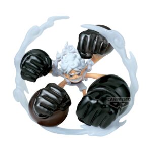 Banpresto World Collectable Figura: One Piece - Monkey D.Luffy (Gear5GumGum Dawn Gatling0 Szobor (12cm) (69652) Banpresto World Collectable Figura: One Piece - Monkey D.Luffy (Gear5GumGum Dawn Gatling0 Szobor (12cm) (69652)