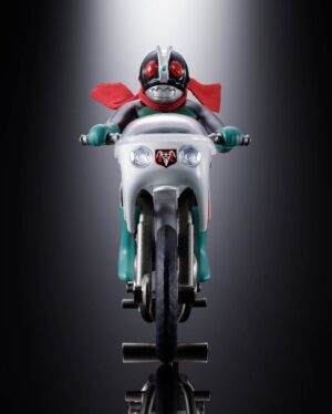 Kamen Rider Chogokin Diecast Akció Figura Cyclone (Masked Rider 2) 9 cm