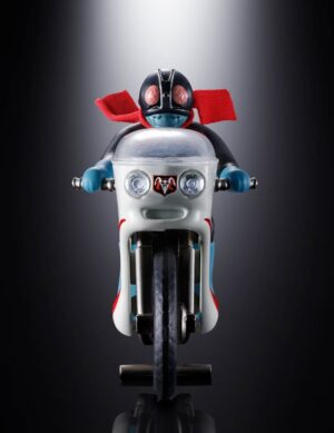 Kamen Rider Chogokin Diecast Akció Figura Cyclone (Masked Rider 1) 9 cm