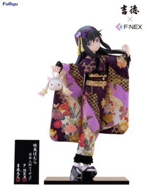 Puella Magi Madoka Magica F:NEX PVC Szobor 1/4 Rebellion Homura Akemi Japanese Doll 45 cm Puella Magi Madoka Magica F:NEX PVC Szobor 1/4 Rebellion Homura Akemi Japanese Doll 45 cm