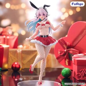 Super Sonico BiCute Bunnies PVC Figura Santa Ver. 30 cm