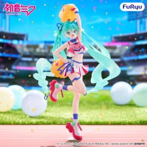 Hatsune Miku Muchute PVC Figura Cheerleader Ver. 22 cm