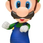 Super Mario Nendoroid Akció Figura Luigi 10cm