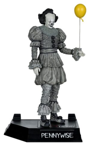 It Welcome to Derry Movie Maniacs Pennywise (Fekete-Fehér) Figura