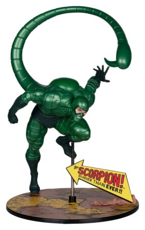 Marvel PVC Szobor !/10 Scorpion (Metallic) (The Amazing Spider-Man #318) (Gold Label) 18 cm
