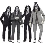 KISS Akció Figuras 4-Pack Dressed to Kill Album Cover 18 cm