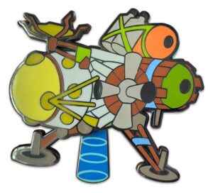Outer Wilds Kitűző Spaceship Bobble 5 cm Outer Wilds Kitűző Spaceship Bobble 5 cm