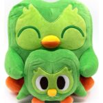 Duolingo Plüss Figura Study Buddy Duo 22 cm
