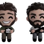 Scott the Woz Vinyl Figuras Jeb Jab & Rex Mohs Monitor Buddiez 6 cm