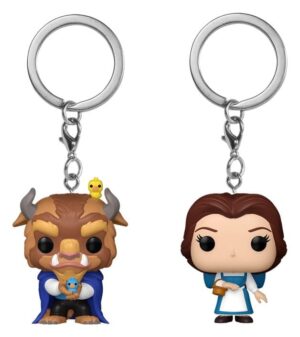 Funko Kulcstartó Beauty and The Beast - Belle & Beast