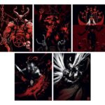 Diablo Art Print Set of Five Limited Edition 36 x 28 cm