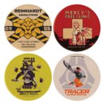 Overwatch Coaster 4-Pack Printed Metal