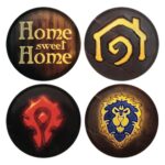 World of Warcraft Coaster 4-Pack Printed Metal
