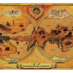 Masters of the Universe Replika Metal Map of Eternia Limited Edition 10 x 15 cm