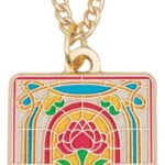 Stranger Things Necklace Creel House Window Limited Edition 3 x 2 cm