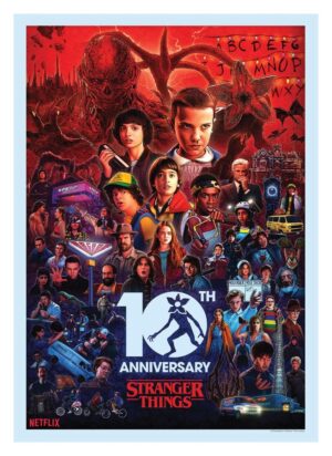 Stranger Things Art Print 10th Anniversary Limited Edition 21 x 42 cm Stranger Things Art Print 10th Anniversary Limited Edition 21 x 42 cm