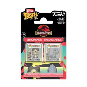 Funko Bitty POP! Jurassic Park - Velociraptor & Brachiosaurus Funko Bitty POP! Jurassic Park - Velociraptor & Brachiosaurus