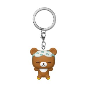 Funko Pocket POP! Rilakkuma - Chairoikoguma (Sleepy) Kulcstartó Funko Pocket POP! Rilakkuma - Chairoikoguma (Sleepy) Kulcstartó