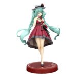 Hatsune Miku Trio-Try-iT PVC Szobor Hatsune Miku Outing Dress Red Color Ver. 19 cm