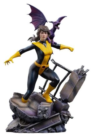 Marvel Kitty Pride & Lockheed X-Men Comics BDS Art Scale Szobor 1/10 Kitty Pride & Lockheed 24 cm