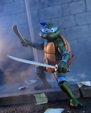 Teenage Mutant Ninja Turtles (1987 Cartoon) Akció Figura Ultimate Leonardo (VHS) 18 cm Teenage Mutant Ninja Turtles (1987 Cartoon) Akció Figura Ultimate Leonardo (VHS) 18 cm
