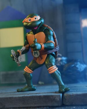 Teenage Mutant Ninja Turtles (1987 Cartoon) Akció Figura Ultimate Michelangelo (VHS) 18 cm Teenage Mutant Ninja Turtles (1987 Cartoon) Akció Figura Ultimate Michelangelo (VHS) 18 cm