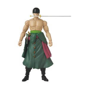 Bandai Anime Heroes: One Piece - Roronoa Zoro Three Swords Style Akciófigura (17cm) (37052)