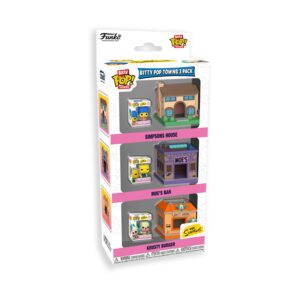 Funko Bitty POP! The Simpsons - Simpsons House, Moe's Bar, Krusty Burger Funko Bitty POP! The Simpsons - Simpsons House, Moe's Bar, Krusty Burger