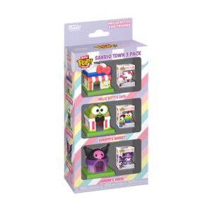 Funko Bitty POP! Hello Kitty and Friends - Hello Kitty's Café, Keroppi's Market, Kuromi's House