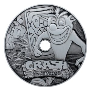 Crash Bandicoot Replika Metal CD-ROM Collectible Limited Edition 11 cm