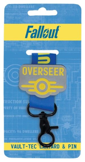 Fallout Vault-Tec Overseer Lanyard & Kitűző Set