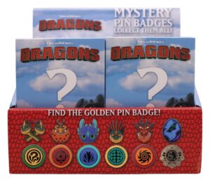 How to Train Your Dragon Mystery Kitűzős Blind Box Display (12)