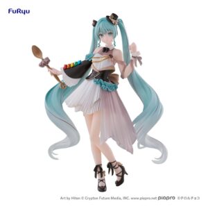 Hatsune Miku x Tirol Choco Collaboration PVC Figura Coffee Nougat Ver. 19 cm
