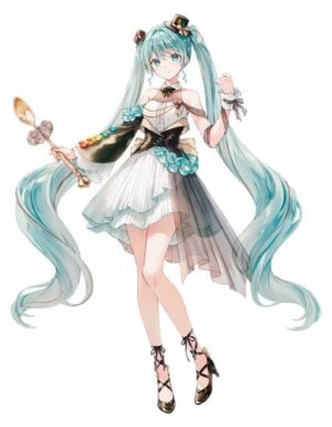 Hatsune Miku x Tirol Choco Collaboration PVC Figura Coffee Nougat Ver. 19 cm