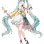 Hatsune Miku x Tirol Choco Collaboration PVC Figura Coffee Nougat Another Color Ver. 19 cm