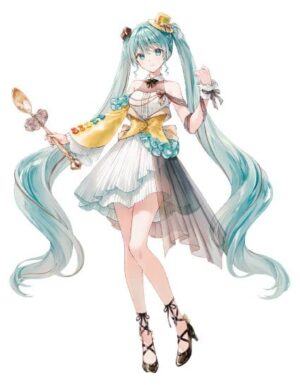 Hatsune Miku x Tirol Choco Collaboration PVC Figura Coffee Nougat Another Color Ver. 19 cm