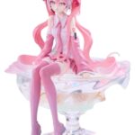 Hatsune Miku Noodle Stopper PVC Figura Sakura Miku 2026 Smile Ver. 14 cm