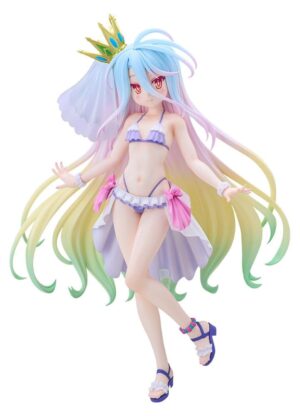 No Game No Life Tenitol Tall PVC Figura Shiro swimwear dress Ver. 29 cm