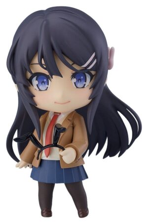 Rascal Does Not Dream of Bunny Girl Senpai Nendoroid Akció Figura Mai Sakurajima 10 cm