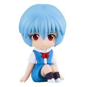 Rebuild of Evangelion Rubber Mascot Nendroid Plus Mini Figura Rei Ayanami 8 cm