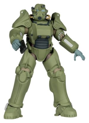 Fallout 76 Gaming Edition Akció Figura T-45 Military Armor (Red Platinum Edition) 20 cm