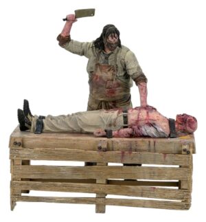Texas Chainsaw Massacre: The Beginning Diorama Akció Figura Leatherface Slaughterhouse Boxed Set 18 cm
