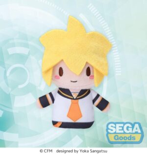 Kagamine Rin & Len Fuwa Petit Plüss Figura Kagamine Len Finger Mascot 10 cm