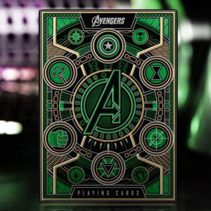 MARVEL Avengers Póker Kártya - Zöld