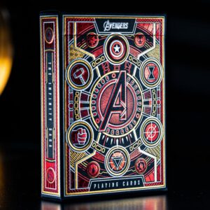 MARVEL Avengers Póker Kártya - Piros